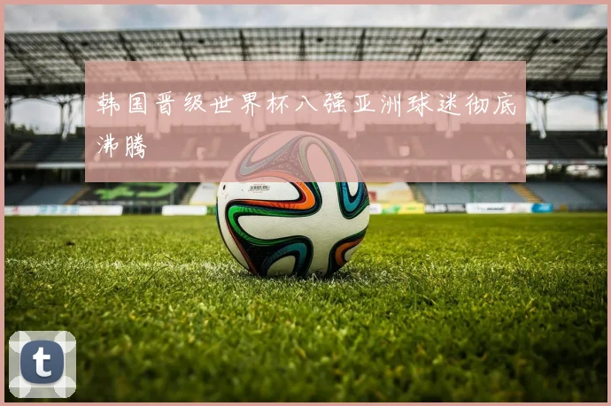 韩国晋级世界杯八强亚洲球迷彻底沸腾